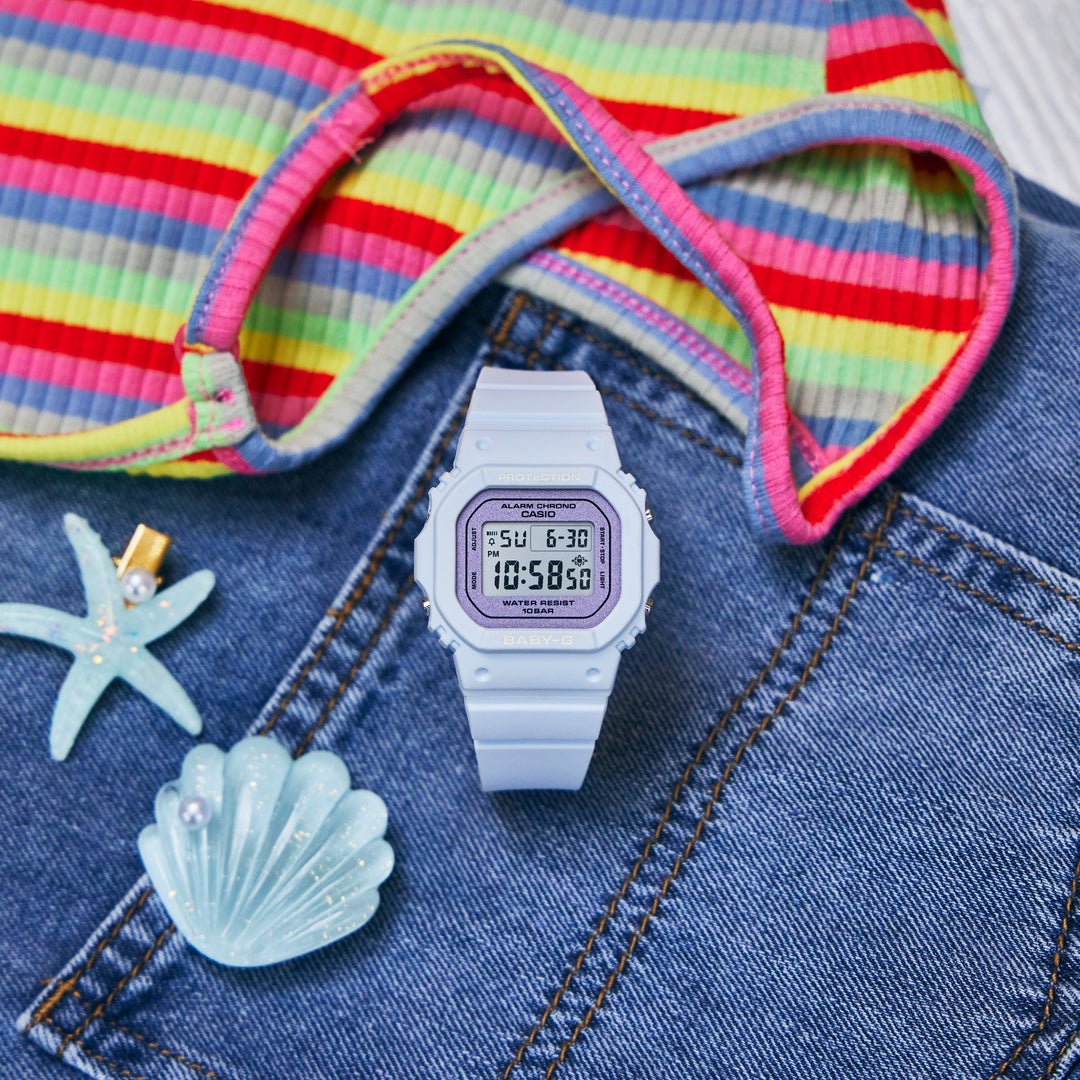 CASIO BABY-G BGD-565SC-2DR STANDARD DIGITAL BLUE WATCH