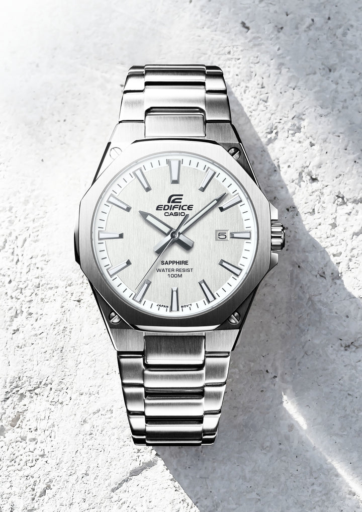 CASIO EDIFICE EFR-S108D-7AVUDF QUARTZ ANALOG STAINLESS STEEL MEN WATCH