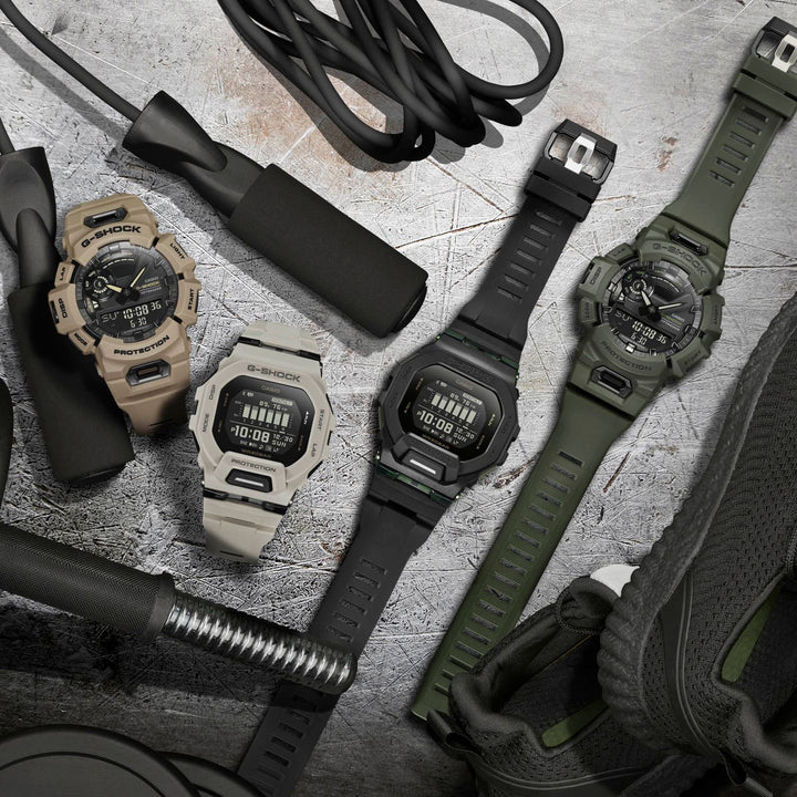 CASIO G-SHOCK SPORTS GBA-900UU-3ADR G-SQUAD GREEN WATCH