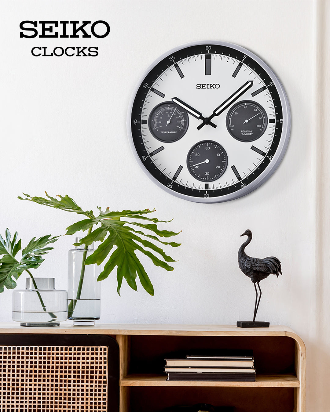 SEIKO WALL CLOCK QXA823S