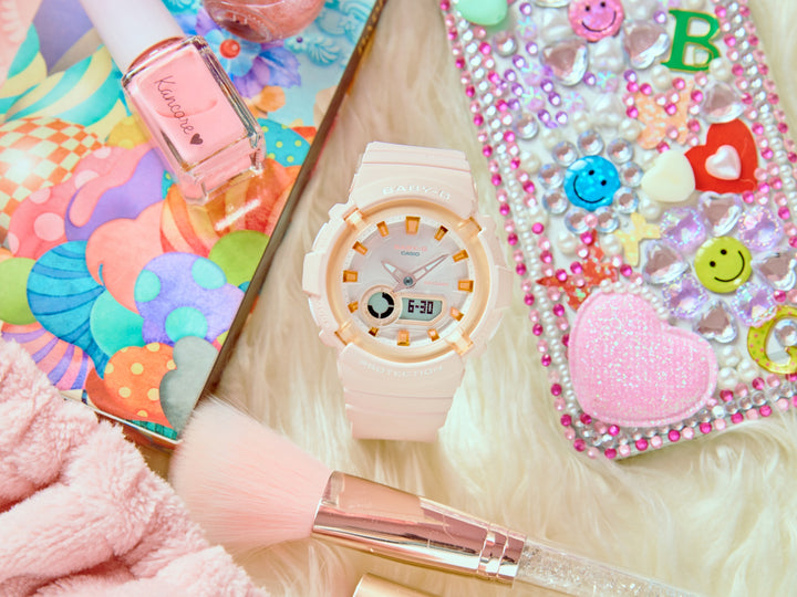 CASIO BABY-G BGA-280SW-4ADR STANDARD ANALOG-DIGITAL CORAL PINK WATCH