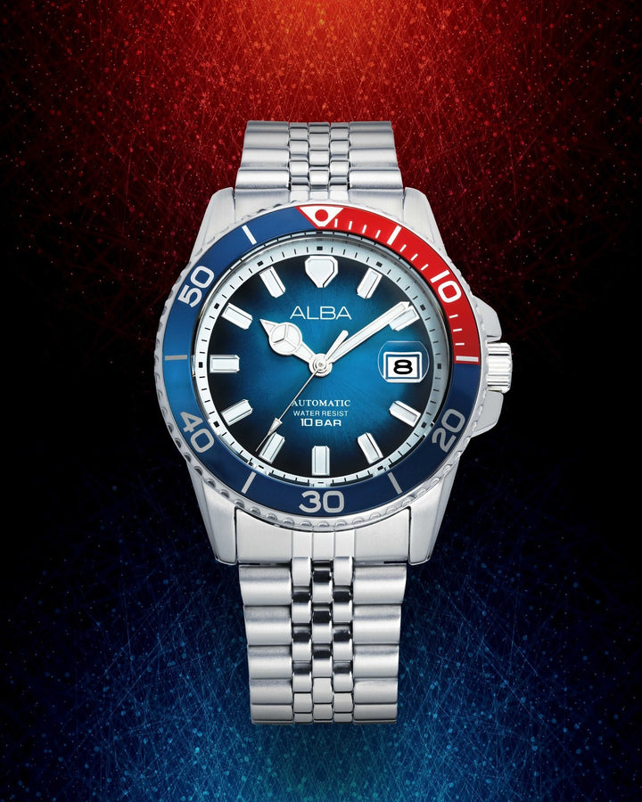 ALBA AU4051X MECHANICAL STAINLESS STEEL MEN WATCH