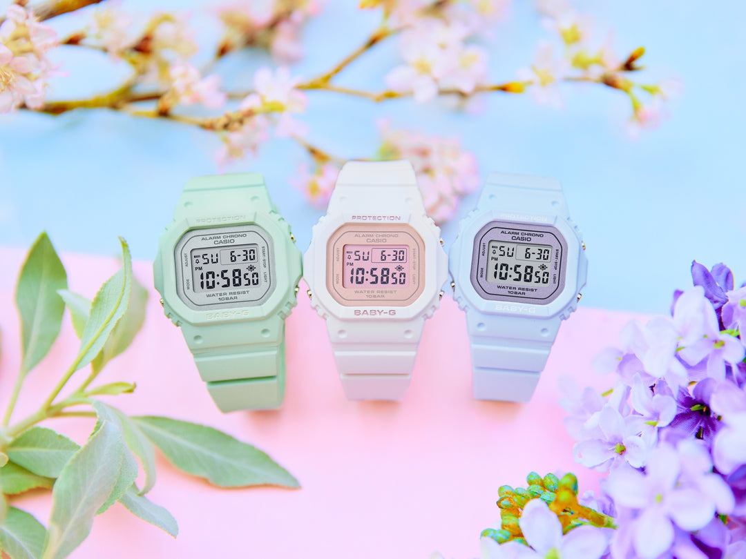 CASIO BABY-G BGD-565SC-3DR STANDARD DIGITAL GREEN WOMEN WATCH