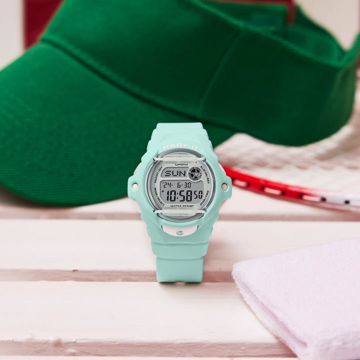 CASIO BABY-G BG-169U-3DR DIGITAL GREEN WOMEN WATCH
