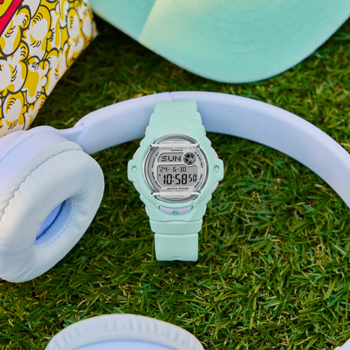 CASIO BABY-G BG-169U-3DR DIGITAL GREEN WOMEN WATCH