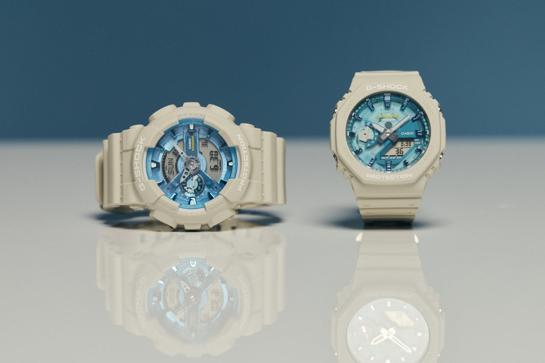 CASIO G-SHOCK GA-2100AS-5ADR STANDARD ANALOG-DIGITAL WHITE MEN WATCH
