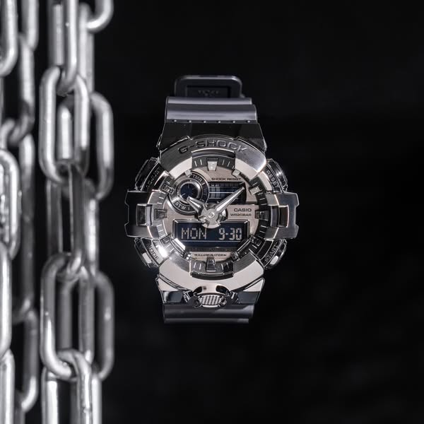 CASIO G-SHOCK G-STEEL GM-700-1ADR 700 SERIES ANALOG-DIGITAL MEN WATCH