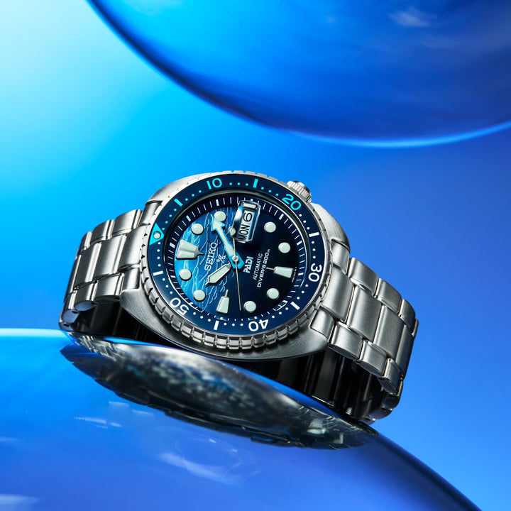 SEIKO PROSPEX SRPK01K1 GREAT BLUE TURTLE SCUBA PADI AUTOMATIC SPECIAL EDITION MEN WATCH