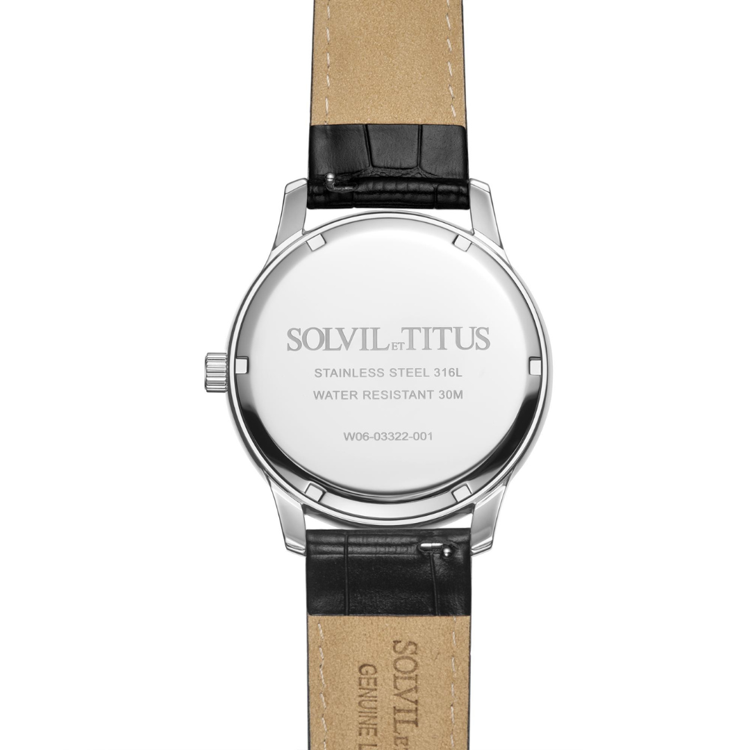 SOLVIL ET TITUS CLASSICIST W06-03322-001 MULTI-FUNCTION QUARTZ MEN WATCH