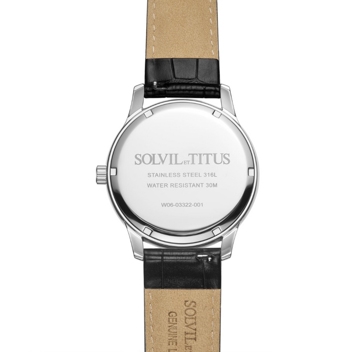 SOLVIL ET TITUS CLASSICIST W06-03322-001 MULTI-FUNCTION QUARTZ MEN WATCH