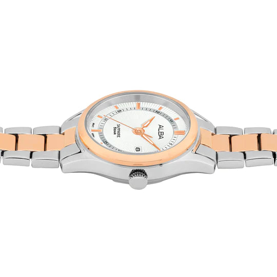 ALBA AH7BQ2X QUARTZ 3 HANDS DATE WOMEN WATCH