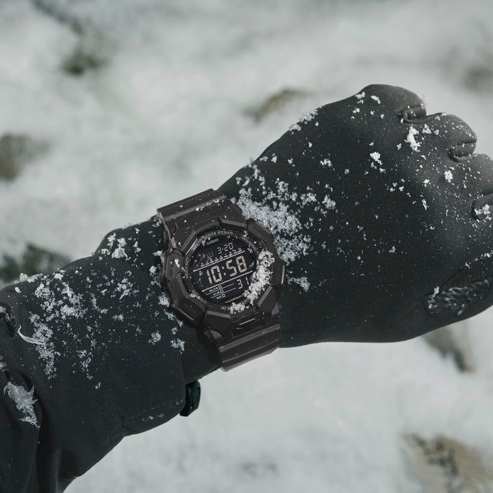 CASIO G-SHOCK GD-010-1DR STANDARD DIGITAL BLACK WATCH