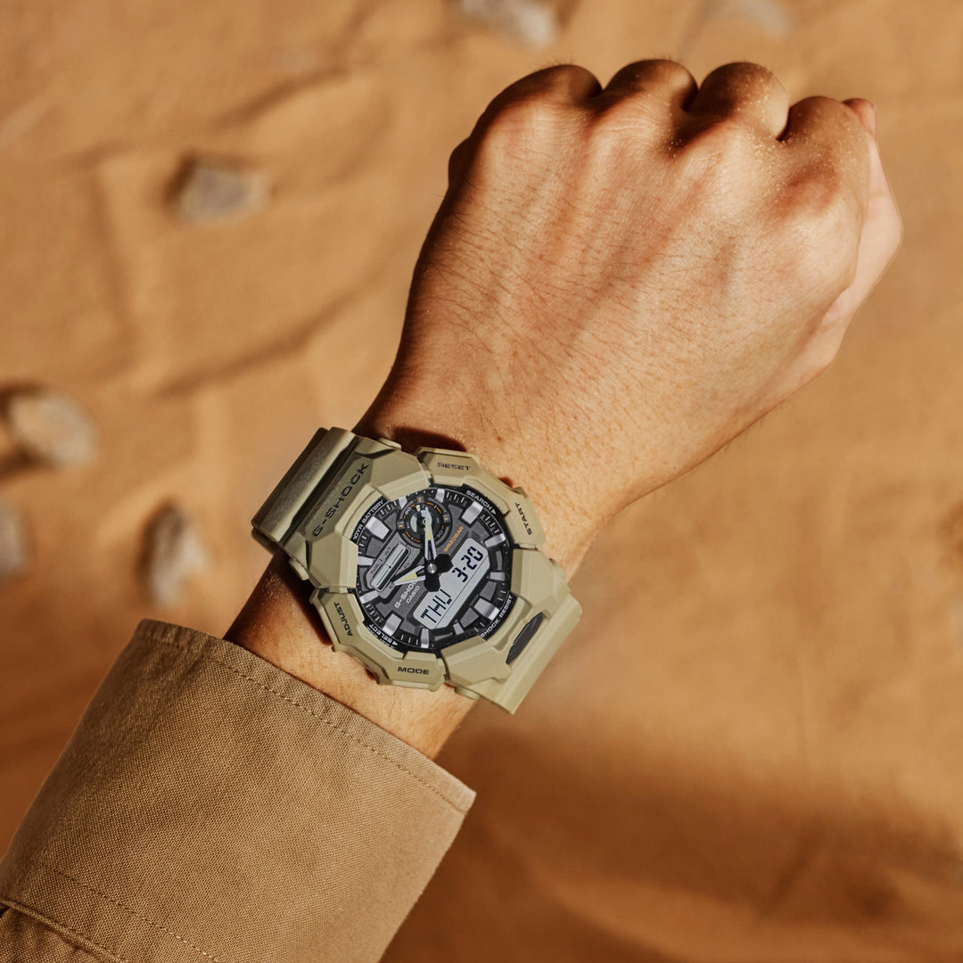 CASIO G-SHOCK GA-010-5ADR STANDARD ANALOG-DIGITAL BROWN WATCH