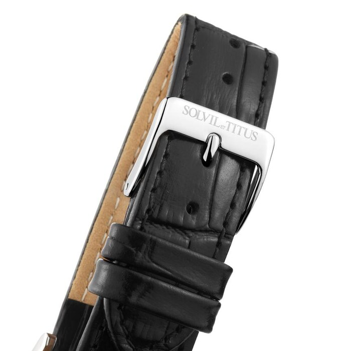 SOLVIL ET TITUS CLASSICIST W06-03045-004 3 HANDS DATE QUARTZ WOMEN WATCH