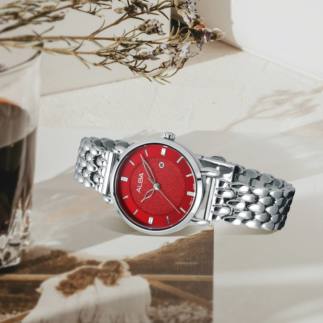 ALBA AH7DT5X QUARTZ STAINLESS STEEL WOMEN WATCH