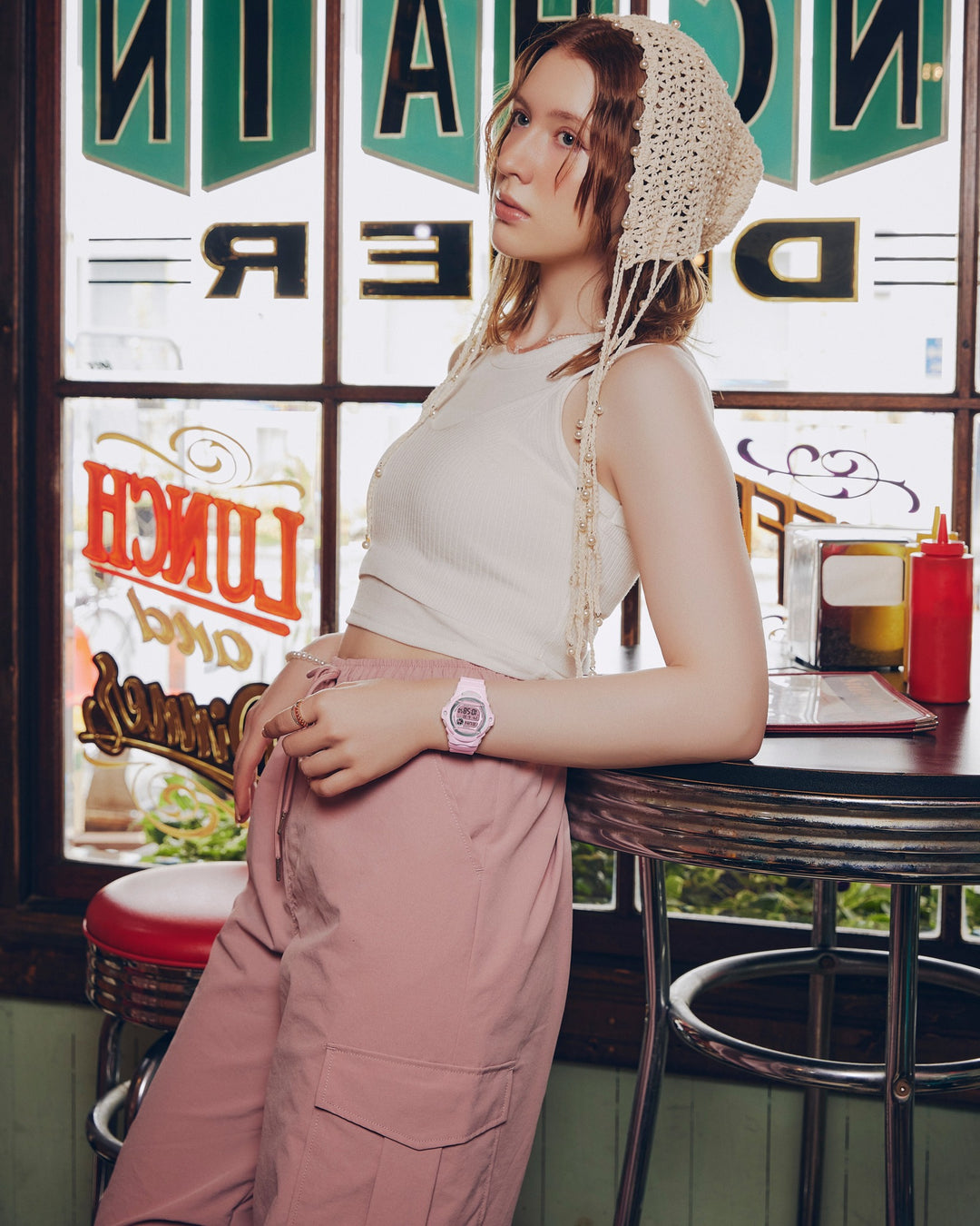 CASIO BABY-G BG-169U-4BDR DIGITAL PINK WOMEN WATCH
