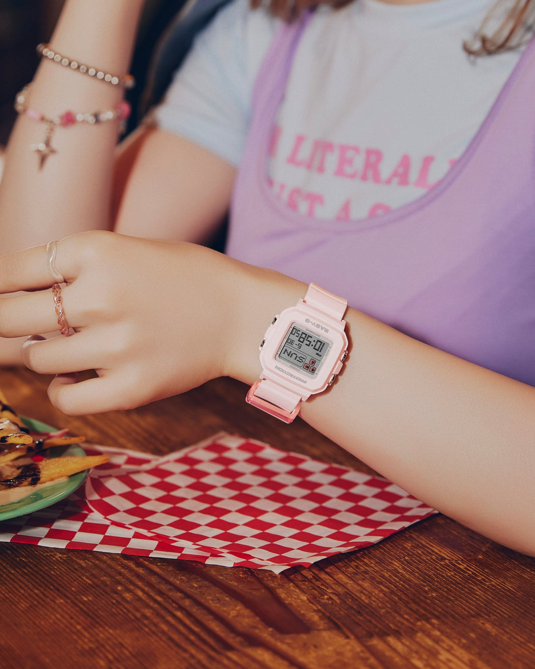 CASIO BABY-G＋PLUS BGD-10L-4DR DIGITAL PINK WOMEN WATCH