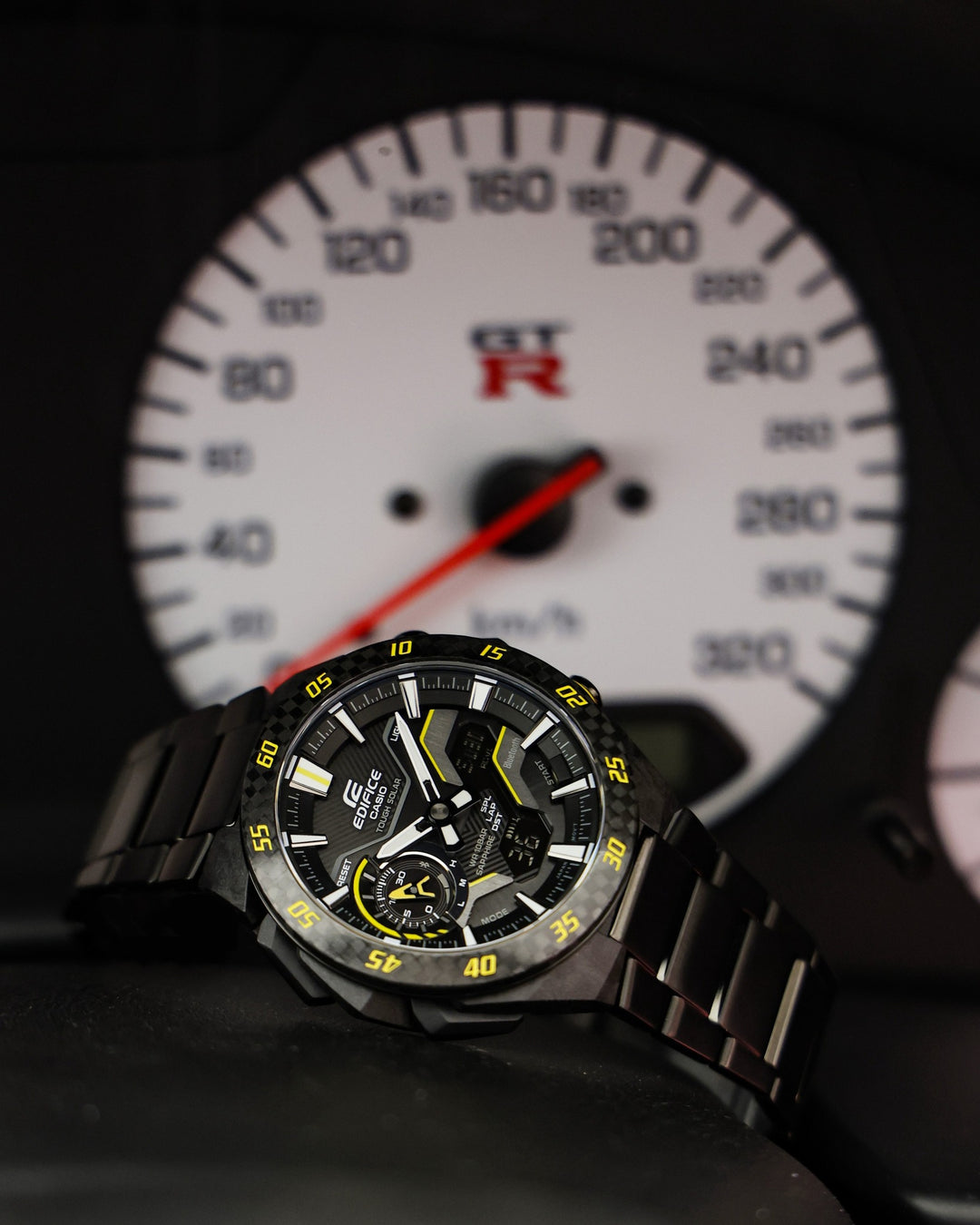 CASIO EDIFICE ECB-2200RC-1A9DF WINDFLOW MEN WATCH