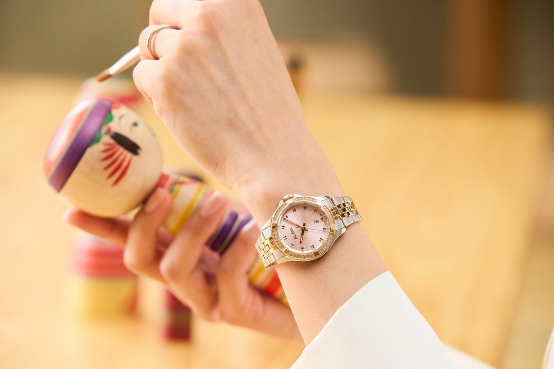 ALBA AH7ED8X SIGNA QUARTZ 3 HANDS DATE WOMEN WATCH