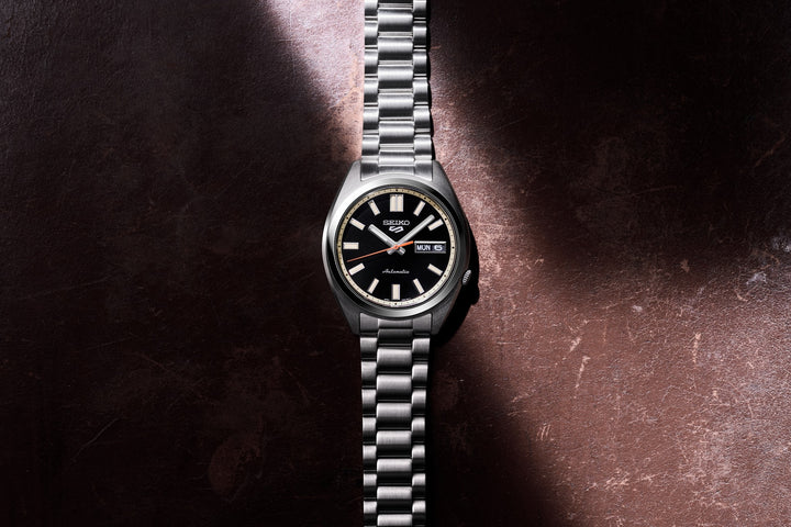 SEIKO 5 SPORTS SRPK89K1 SNXS 'DEEP BLACK WASH' AUTOMATIC MEN WATCH