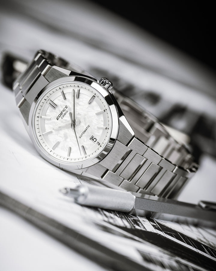 CASIO EDIFICE EFK-100D-7ADR AUTOMATIC STAINLESS STEEL MEN WATCH