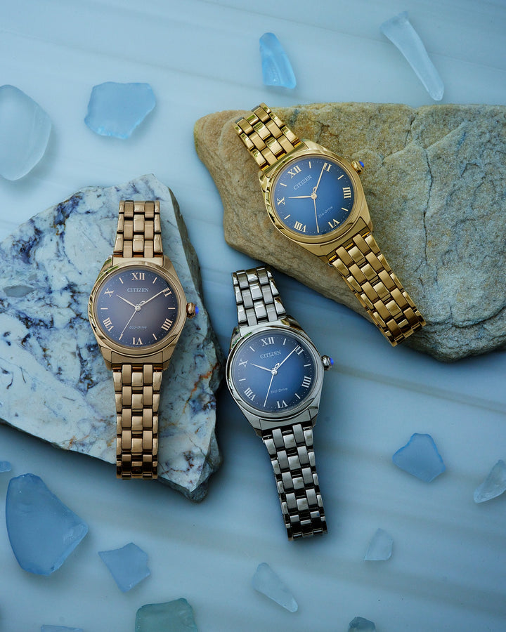 Citizen EM1143-81Z sapphire glass 2-hand timekeeping everyday durability