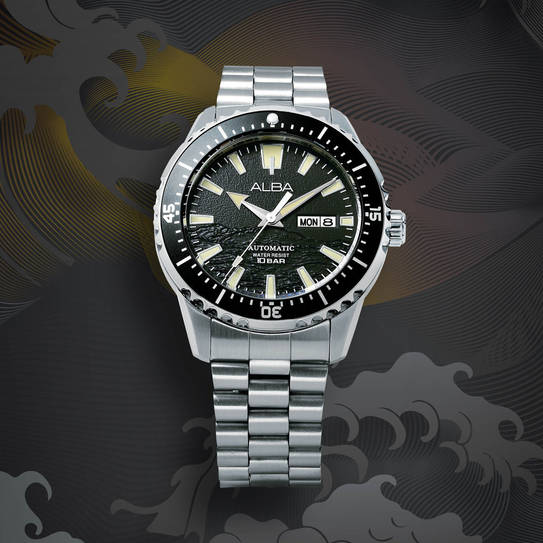 ALBA AL4743X MECHANICAL STAINLESS STEEL MEN WATCH