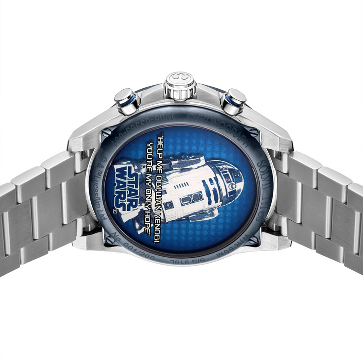 SOLVIL ET TITUS X STAR WARS 'R2-D2' W06-03365-001 LIMITED EDITION SABER CHRONOGRAPH QUARTZ MEN WATCH