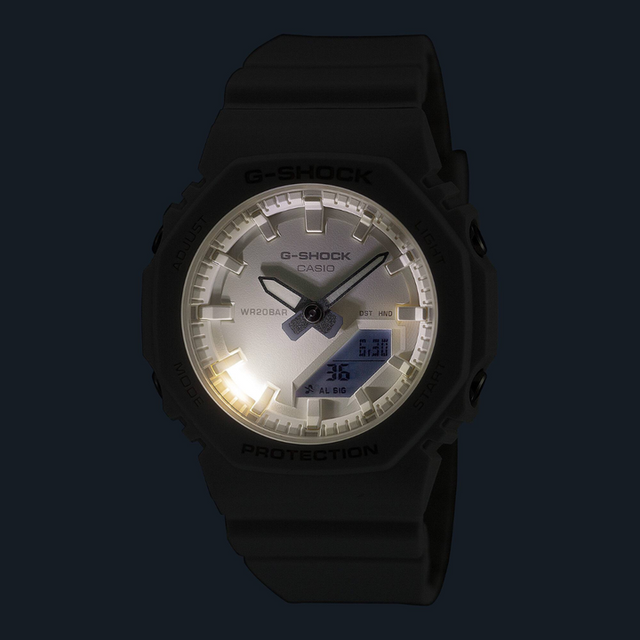 CASIO G-SHOCK GMA-P2100-7ADR ANALOG-DIGITAL WHITE WOMEN WATCH