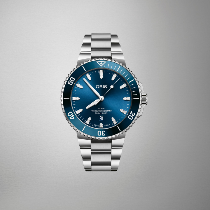 ORIS AQUIS DATE 733 7789 4135-07 8 22 04PEB MECHANICAL MEN WATCH