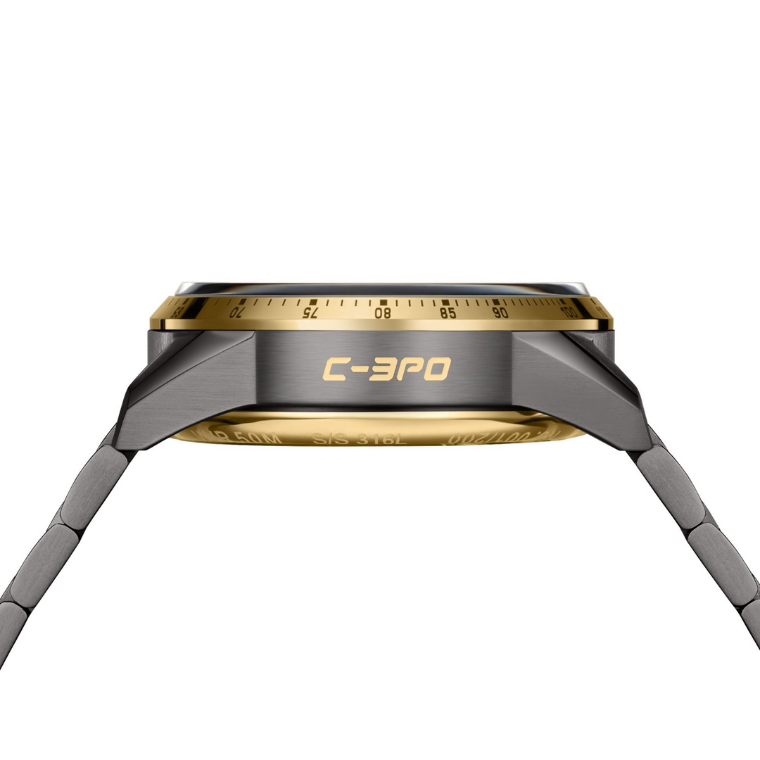 SOLVIL ET TITUS X STAR WARS 'C-3PO' W06-03365-004 LIMITED EDITION SABER CHRONOGRAPH QUARTZ MEN WATCH