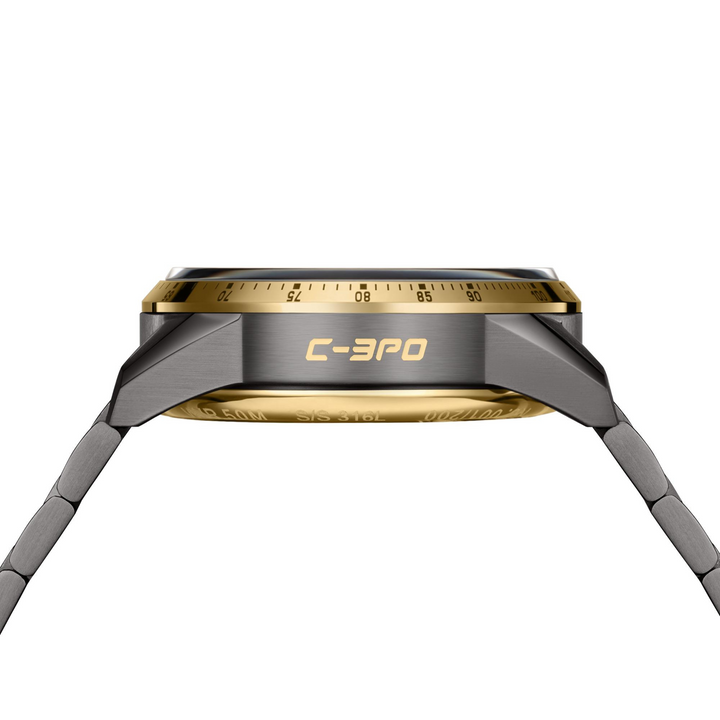 SOLVIL ET TITUS X STAR WARS 'C-3PO' W06-03365-004 LIMITED EDITION SABER CHRONOGRAPH QUARTZ MEN WATCH