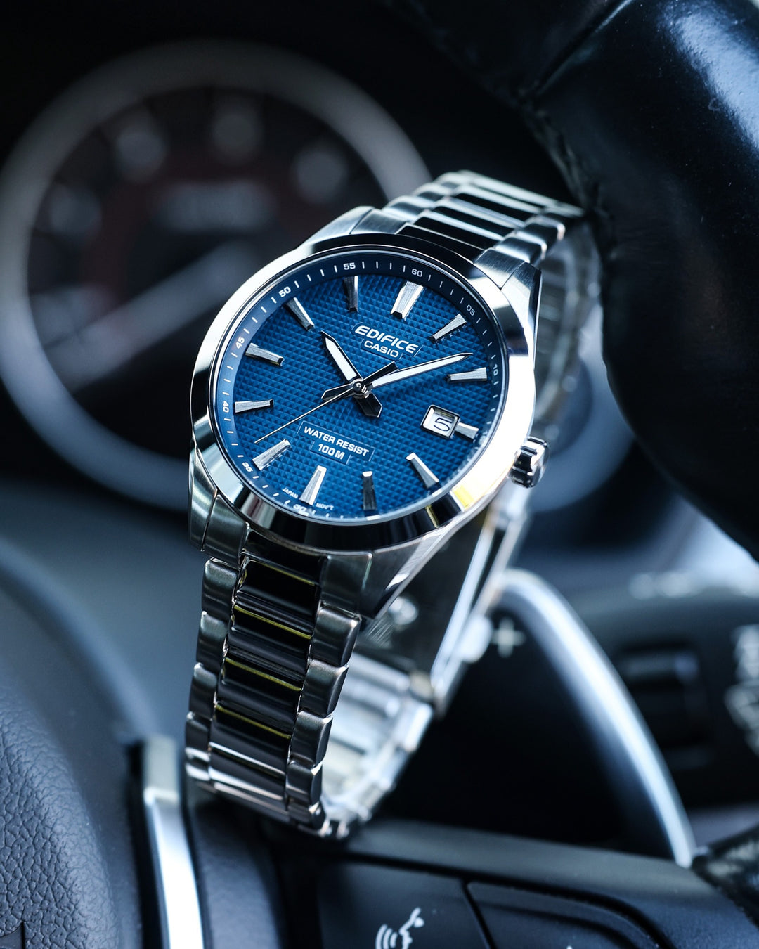 CASIO EDIFICE EFV-160D-2AVDF 3-HAND ANALOG MEN WATCH