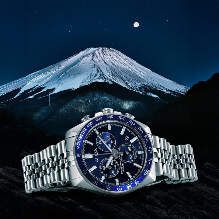 ALBA AX7027X SIGNA QUARTZ CHRONOGRAPH MEN WATCH