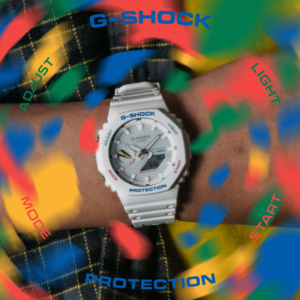 CASIO G-SHOCK GA-B2100FC-7ADR ANALOG-DIGITAL WHITE WATCH