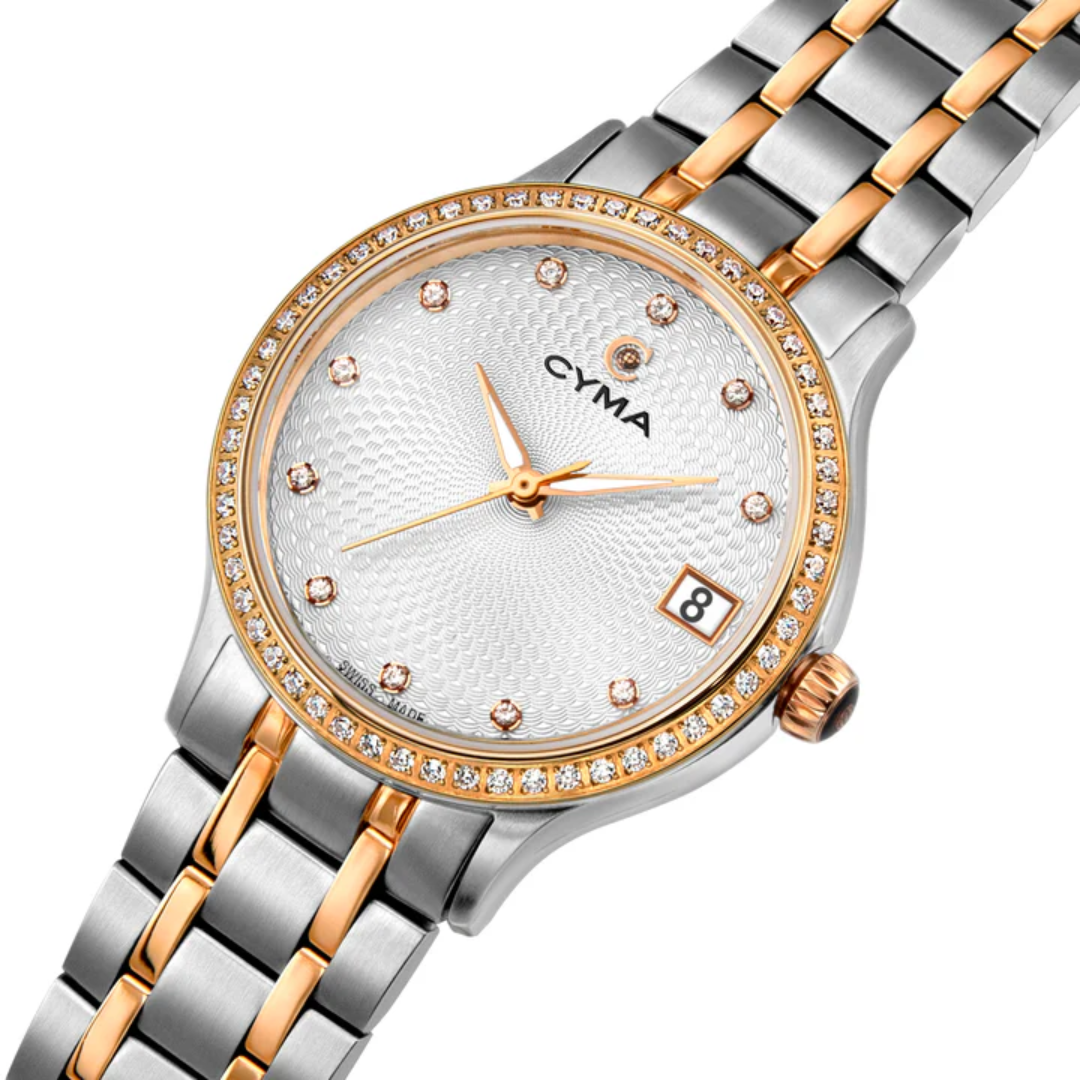 CYMA W02-00804-002 BELLE QUARTZ STAINLESS STEEL TWO-TONE WOMEN WATCH