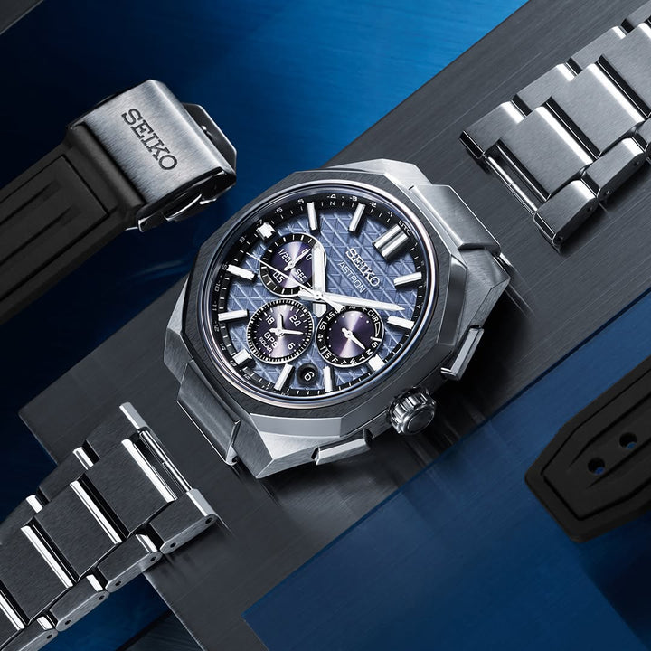 SEIKO ASTRON HAB001J1 GPS SOLAR CHRONOGRAPH MEN WATCH