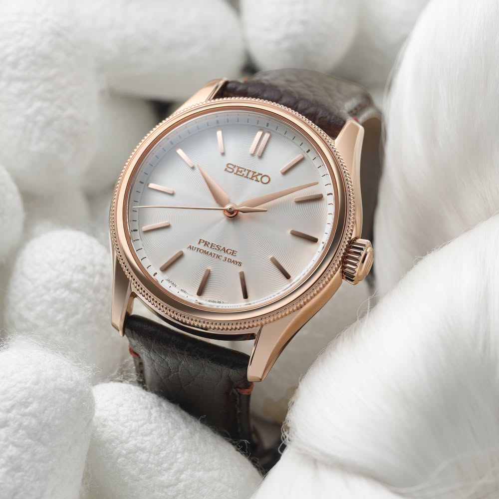 SEIKO PRESAGE HCC008J1 CLASSIC TOMIOKA SILK PROMOTION ORGANISATION LIMITED EDITION MEN WATCH