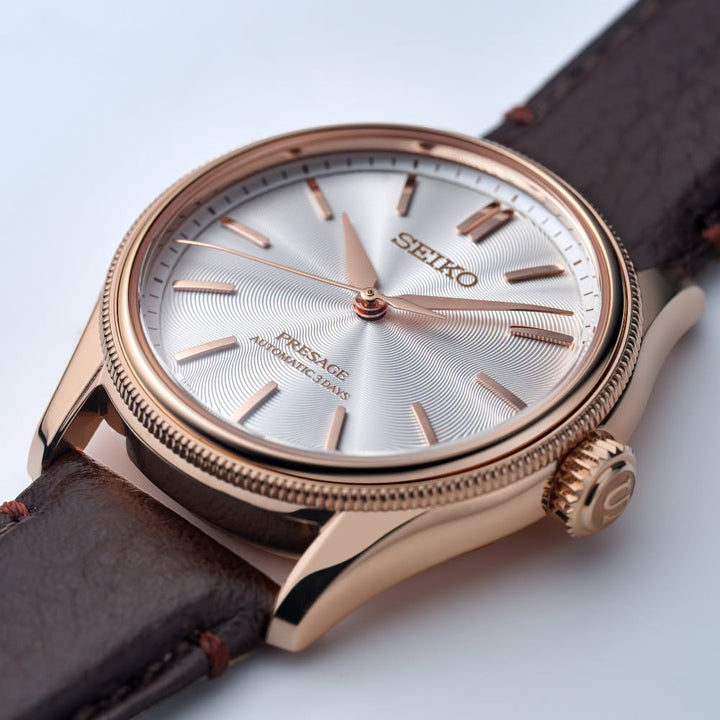 SEIKO PRESAGE HCC008J1 CLASSIC TOMIOKA SILK PROMOTION ORGANISATION LIMITED EDITION MEN WATCH