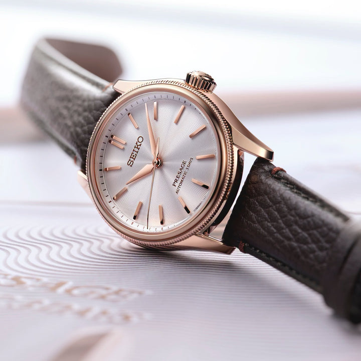 SEIKO PRESAGE HCC008J1 CLASSIC TOMIOKA SILK PROMOTION ORGANISATION LIMITED EDITION MEN WATCH