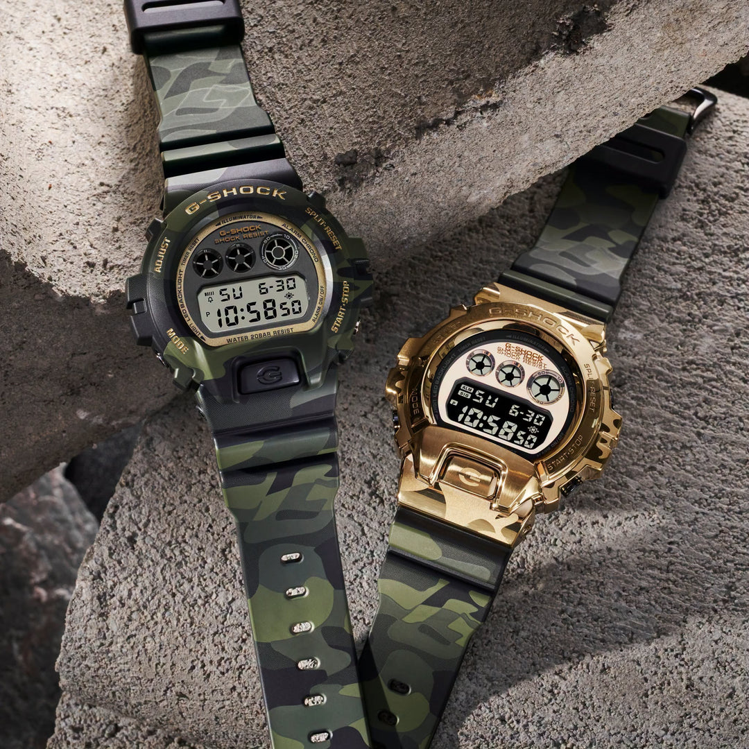 CASIO G-SHOCK GM-6900CMG-3DR BOLD CAMO STANDARD DIGITAL MEN WATCH