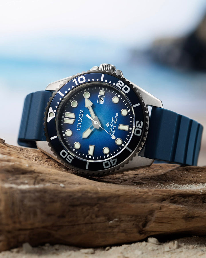 CITIZEN PROMASTER ECO-DRIVE BN0267-04L BLUE MEN WATCH