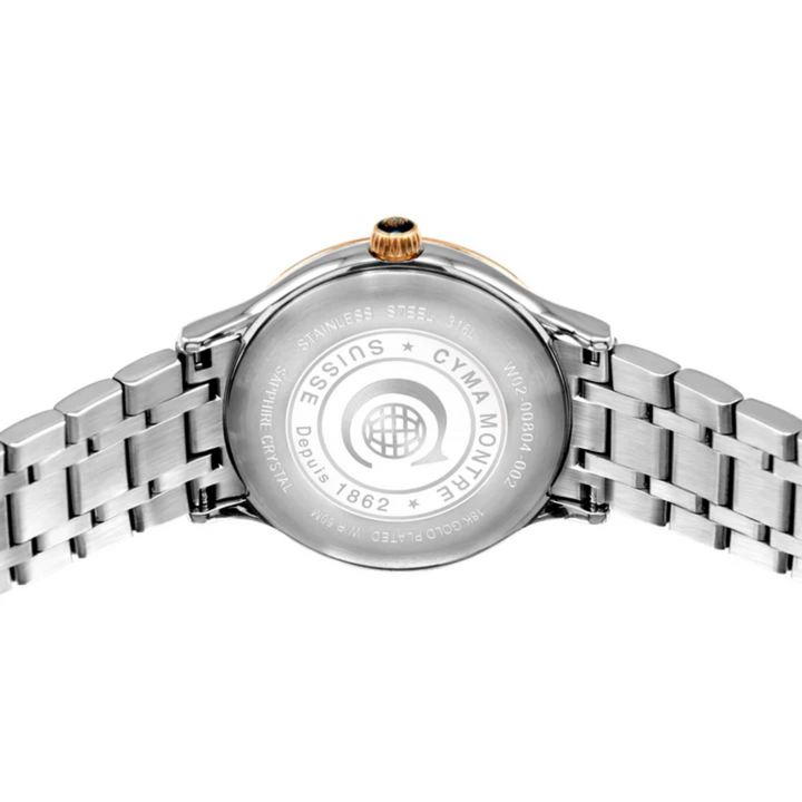 CYMA W02-00804-002 BELLE QUARTZ STAINLESS STEEL TWO-TONE WOMEN WATCH