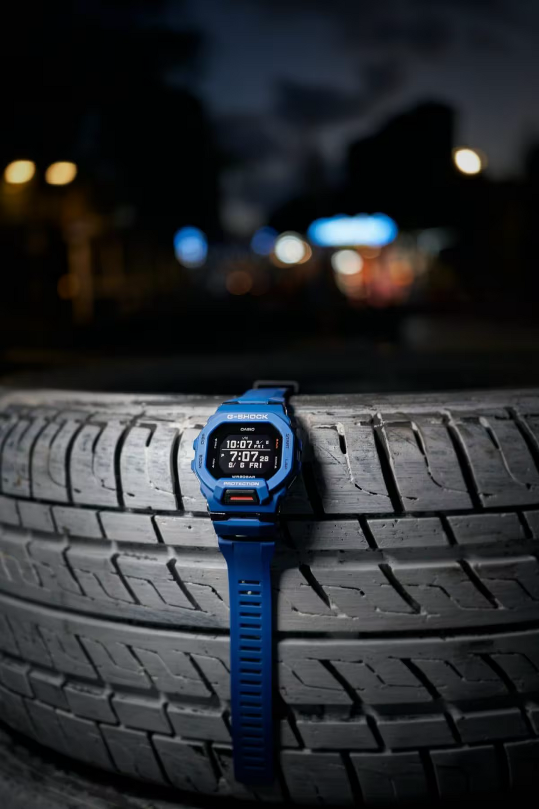 CASIO G-SHOCK SPORTS GBD-200-2DR DIGITAL BLUE WATCH