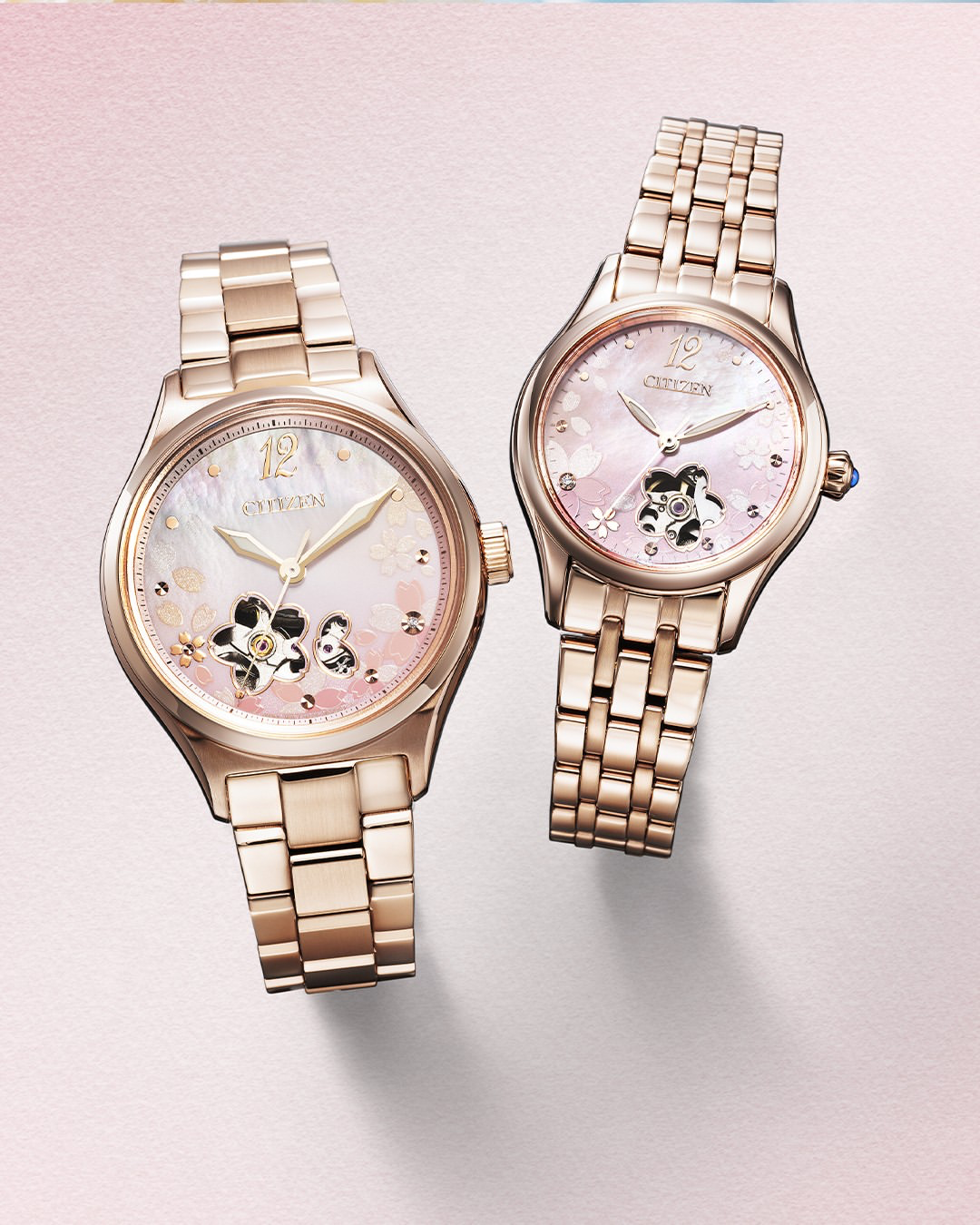 CITIZEN PC1017-88Y SAKURA AUTOMATIC LIMITED EDITION WOMEN WATCH