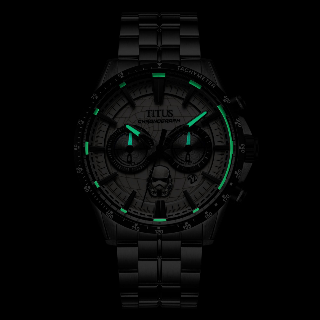SOLVIL ET TITUS X STAR WARS 'STORMTROOPER' W06-03365-002 LIMITED EDITION SABER CHRONOGRAPH QUARTZ MEN WATCH