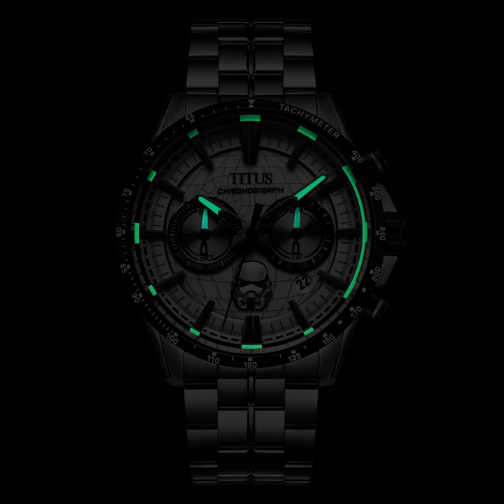 SOLVIL ET TITUS X STAR WARS 'STORMTROOPER' W06-03365-002 LIMITED EDITION SABER CHRONOGRAPH QUARTZ MEN WATCH