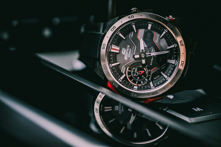 CASIO EDIFICE ECB-2200P-1ADF WINDFLOW MEN WATCH