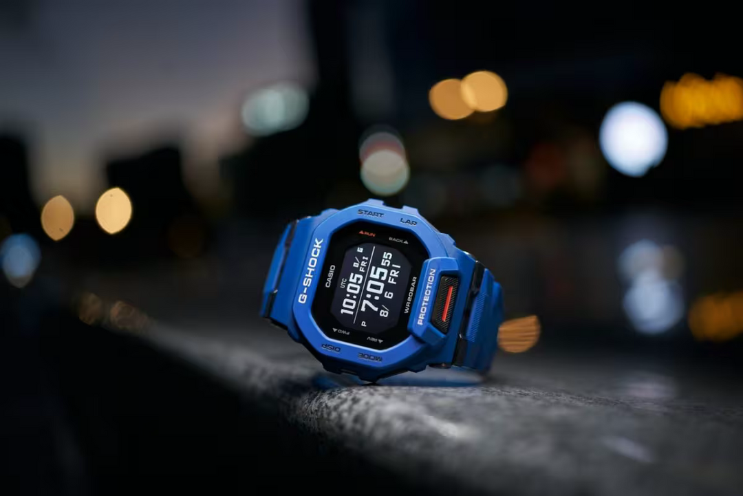 CASIO G-SHOCK SPORTS GBD-200-2DR DIGITAL BLUE WATCH