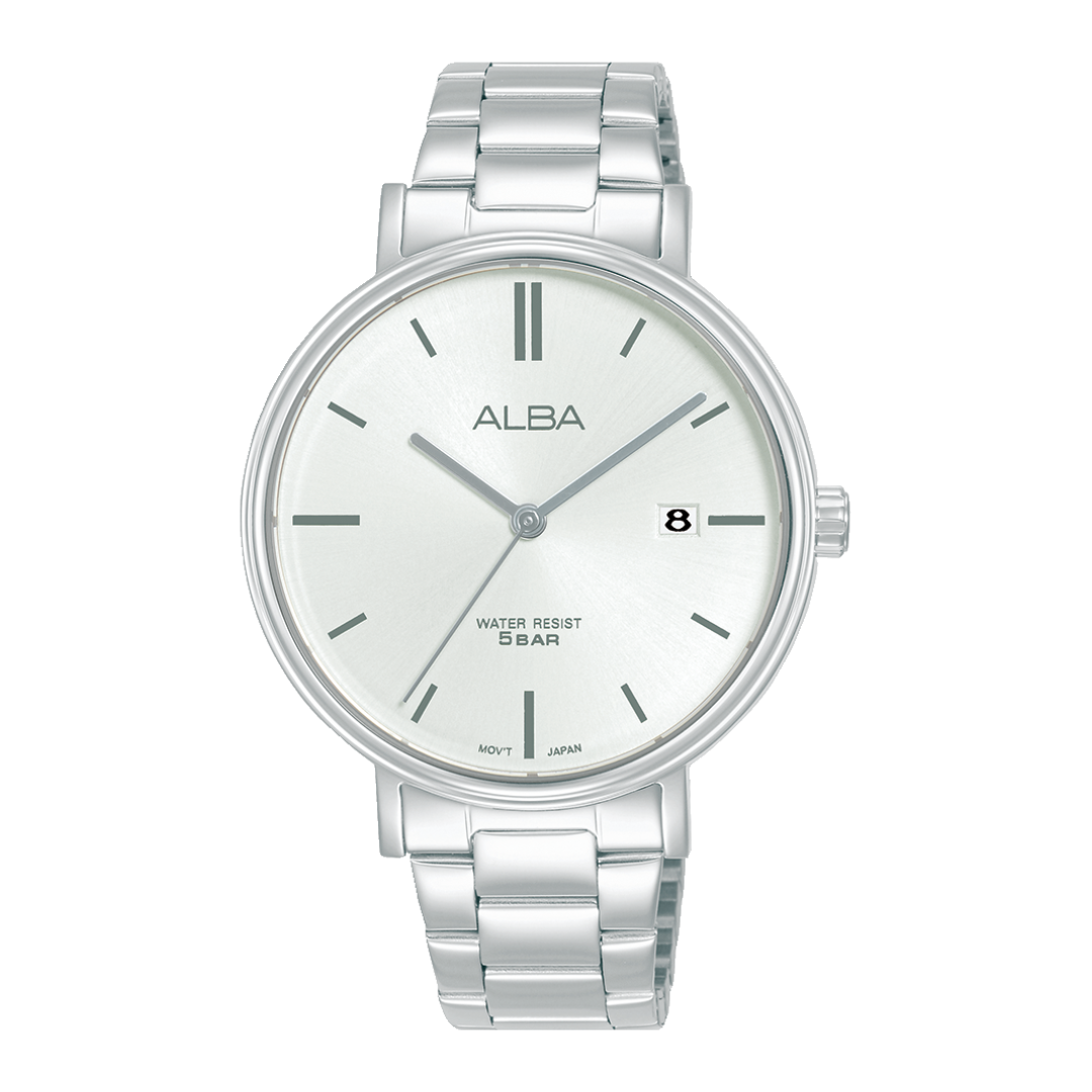 ALBA AG8P03X FASHION QUARTZ 3 HANDS DATE STAINLESS STEEL WOMEN WATCH